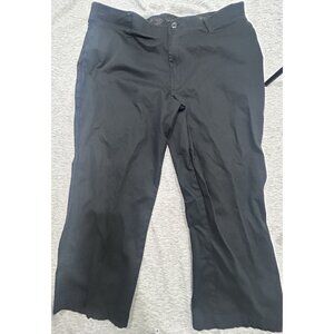 Wrangler Dress Pants Men's Size 42×30 Mid Rise Solid Outdoor Black